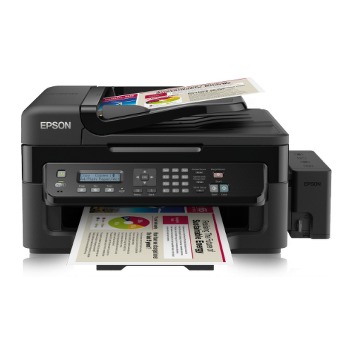 Epson EcoTank L555, Jato de tinta, Impressão a cores, 5760 x 1440 DPI, A4, Impressão directa, Preto - Epson C11CC96404BY