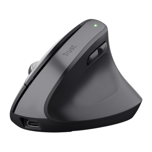 Rato TRUST BAYO+ ergonomico, wireless, black - Trust MOUTRU25146