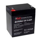 Elbat Bateria de Plomo 12V 5.4Ah VRLA Agm - Dimensiones 90X70X101mm - Tecnologia de Seguridad VRLA - Color Negro - Elbat EB0332