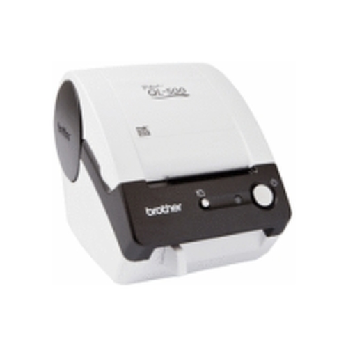 Brother QL-500BW, DK, Acionamento térmico direto , 300 x 300 DPI, 90 mm/seg, Preto, Branco - Brother QL500BW