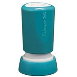 Carimbo Redondo 14mm Preto Xstamper Quix 32B 1un - Xstamper XST-Q32B