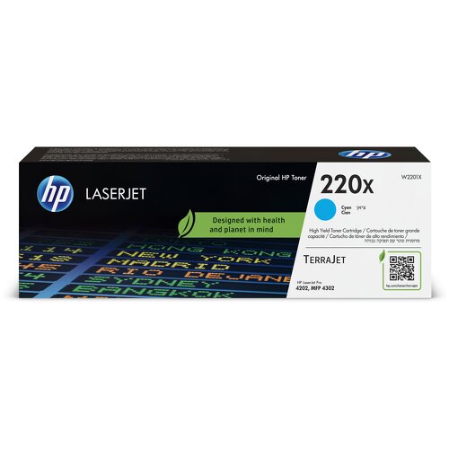 HP W2201X Cyan Cartucho de Toner Original - 220X - HP W2201X
