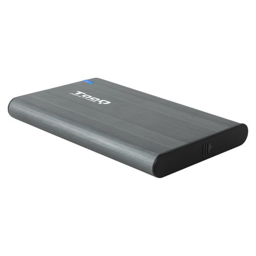 Estojo para disco rígido/SSD externo Tooq 2,5" USB 3.0/3.1 Gen 1 - SATA I, II e III - Porta USB3.0 Tipo Micro-B para USB3.0 Tipo A - Tooq TQE-2503G