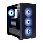Caixa Unykach Revelat Mesh Black ATX, Micro ATX, ITX - Lado de vidro temperado - 3,5", 2,5" - USB-A 3.0, USB-C e áudio - 4 ventoinhas ARGB - Suporte para arrefecimento líquido - Cor preta - Unykach UK121803