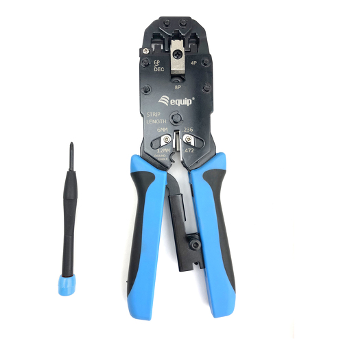 EQUIP ALICATE PROFESSIONAL DE CRAVAR MODULAR RJ45 - Equip 129409