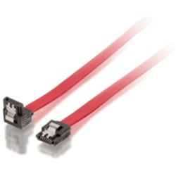Equip Cabo plano interno SATA de 1,0 m com fecho metálico e ficha angular - Equip 111804
