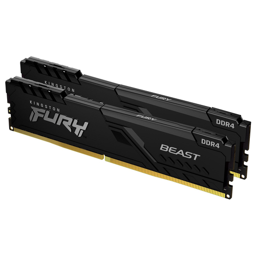 Dimm KINGSTON 64GB (2x32GB) DDR4 3200MHz CL16 FURY Black - Kingston KF432C16BBK2/64
