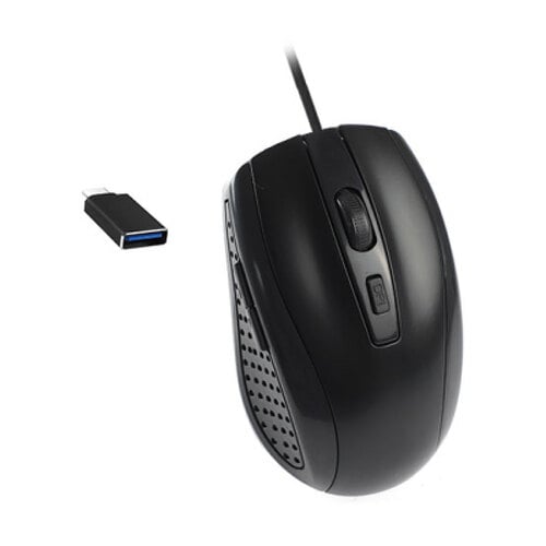 LIFETECH RATO BOW - USB C\TYPE-C OPTICAL BLACK WIRED - Lifetech LFMOU049