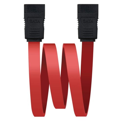 Cabo de dados SATA Nanocable OEM 0,50m - Cor vermelha - Nanocable 10.18.0101-OEM