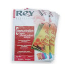 Papel Fotocopia 5 Cores Intensas A4 100gr 5x15=75Fls ( Vermelho Azul Laranja Amarelo Verde) - Rey 180Z20877