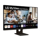 LG MyView Smart Monitor LED 27" LCD IPS FullHD 1080p 60Hz HDR10 - Smart TV - 178º de ângulo de visão - Altifalantes - WiFi, Bluetooth, HDMI, USB-A - VESA 100x100mm - LG 27SR50F-B