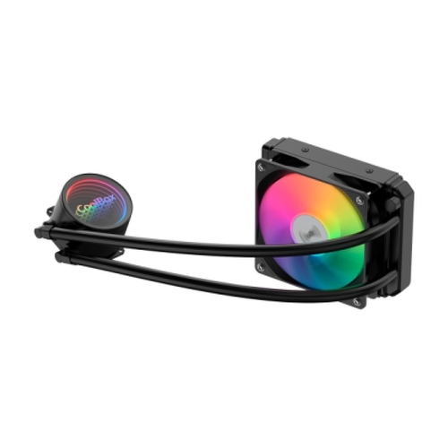 Coolbox Infinite Liquid120 Kit de Refrigeracion Liquida - ARGB - TDP 180W - Compatibilidad Universal - Color Negro - Coolbox COO-KRL120-4-ARB