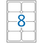 Etiquetas brancas à prova de intempéries Apli 99,1 x 67,7 mm 20 folhas - APLI 206166