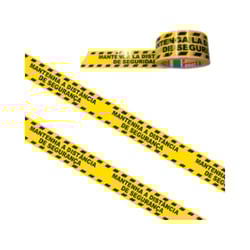 Fita Adesiva PVC Distância Segurança Tesa 50mmx33mts 1un - Tesa 15641203