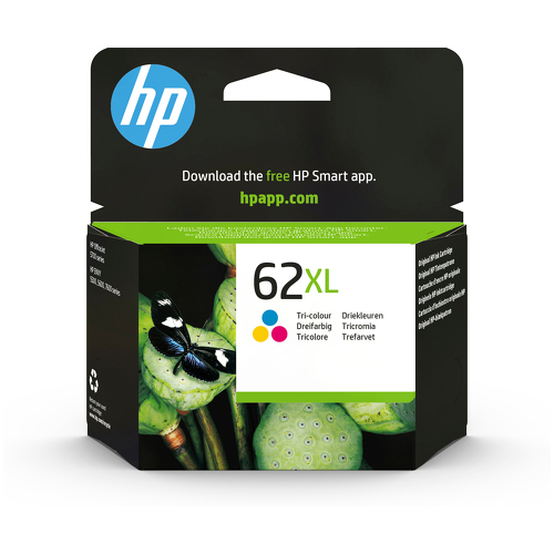 HP TINTEIRO ALTO RENDIMENTO TRICOLOR 62XL - HP C2P07AE
