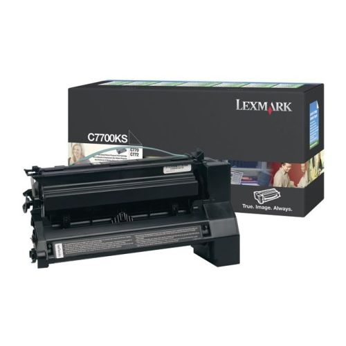 Lexmark Black Return Program Print Cartridge for C770/C772 toner Original Preto - Lexmark C7700KS