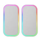 Colunas MARS GAMING MS-OM, BT 20W GAMING, DYNAMIC RGB LIGHTING, CONTROL BOX, WHITE - Mars Gaming MSOMW