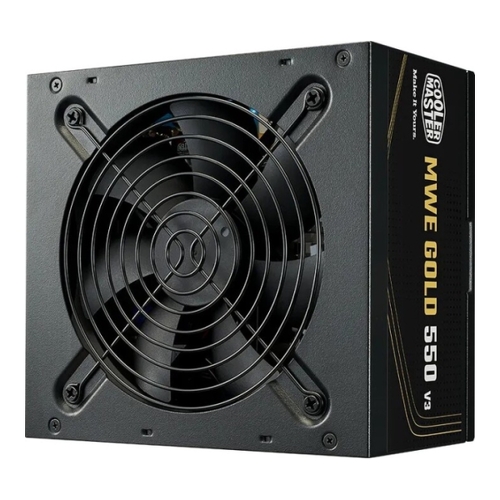 Cooler Master 80 Plus Gold 550W ATX 3.1 Fonte de alimentação - PFC ativo - Ventoinha de 120mm - Cooler Master MPE-5502-ACAAG-3BEU