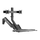 NAPOFIX SUPORTE PAREDE POSTO DE TRABALHO 2 MONITORES 17">27" SW5200 - Napofix SW5200