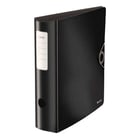 Leitz Active Solid Arquivo de alavanca para formato A4 - Lombada arredondada com 75 mm de largura - Mecanismo de 180° - Fecho com elástico - Preto - Leitz 10471095