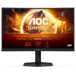 AOC MONITOR VA 27" QHD CURVO 1MS 180HZ HDMI DP HAS CQ27G4X - AOC CQ27G4X
