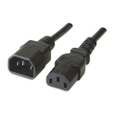 Cabo extensão alimentação vde c14-c13, m/f, 5.00 m - Ewent EW-190200-050-N-P