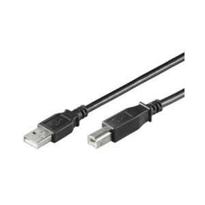 Ewent 1.8m USB A/mirco USB B cabo USB 1,8 m USB 2.0 Micro-USB B Preto - Ewent EW-UAB-018