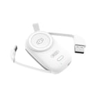 Carregador magnético portátil XO - 1200Mah - Carregamento sem fios de 3W - Tipo C e USB 5V/2A - Fácil de transportar - Carregamento rápido - Robusto - Estabilidade e proteção - Compatível com vários dispositivos - Branco - XO 240177
