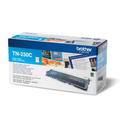 Toner Cião. Duração estimada: 1.400 Pág. segundo ISO/IEC19798 - Brother TN230C