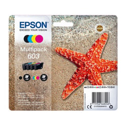 EPSON TINTEIRO PACK 4 CORES 603 XP-28xx/3100/21xx/3105/41xx - Epson C13T03U64020