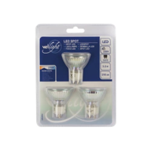 Lâmpada LED G10 3,2W (2700K) 230V - Pack 3un - Velleman VELLAL3A3J