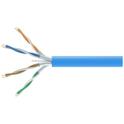 EQUIP BOBINE CABO DE REDE AZUL 305 M CAT6A U/FTP (STP) - Equip 404546
