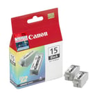 Canon Cartridge BCI-15 Black tinteiro 2 unidade(s) Original Preto - Canon BCI15BK