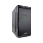 Caixa Micro ATX Mini Torre Tooq - Fonte de Alimentação 500W - 4x HDD3.5 + 1x SDD2.5 + 1x HDD5.25 - 2x USB 3.0, SD e Micro SD - Preto - Tooq TQC-4745DU3C-B