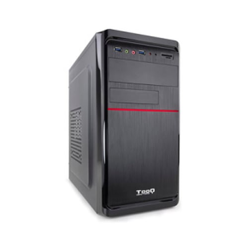 Caixa Micro ATX Mini Torre Tooq - Fonte de Alimentação 500W - 4x HDD3.5 + 1x SDD2.5 + 1x HDD5.25 - 2x USB 3.0, SD e Micro SD - Preto - Tooq TQC-4745DU3C-B