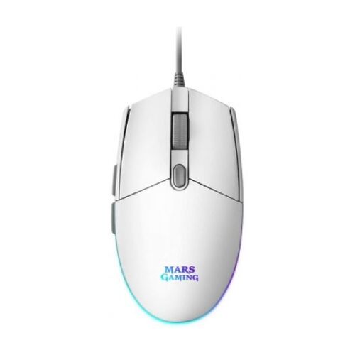 Mars Gaming MMG Gaming Mouse USB 3200dpi - Iluminação RGB Flow - 5 botões - Uso com a mão direita - Cabo de 1.60m - Mars Gaming MMGW
