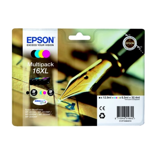EPSON TINTEIRO MULTIPACK "CANETA E PALAVRAS CRUZADAS" SERIE 16XL - Epson C13T16364022