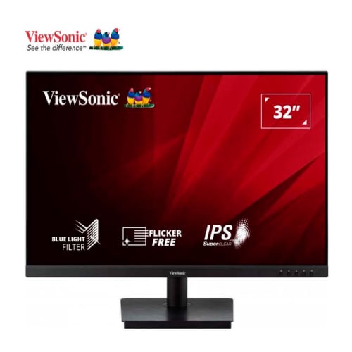 VIEWSONIC MONITOR IPS 32" (31.5") 16:9 FHD VGA HDMI COLUNAS VA3209-MH - ViewSonic VA3209-MH