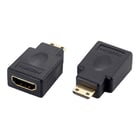 Equipar o adaptador HDMI tipo C macho para HDMI tipo A fêmea - conectores dourados - Equip EQ118914