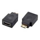 Equipar o adaptador HDMI tipo C macho para HDMI tipo A fêmea - conectores dourados - Equip EQ118914