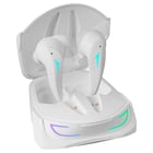 Auriculares sem fios Mars Gaming Premium TWS MHI-ULTRA - ANC+ENC+PASSIVE - Som Neographene - Bateria com autonomia de 24h - Base de carregamento sem fios - Iluminação RGB FLOW - Bluetooth 5.3 - Resistência IPX4 - Controlo por APP IOS e Android - Branco - Mars Gaming 235532