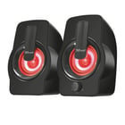 Altifalantes Trust Gemi USB 2.0 12W - Iluminação RGB - Controlo do volume - Cabo de 1,40 m - Preto - Trust 22948