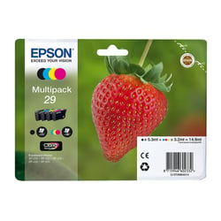 EPSON TINTEIRO PACK 4 CORES 29 CLARIA HOME XP235/332/335/432/435 - Epson C13T29864022