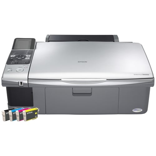 Epson Stylus DX6000, Jato de tinta, Impressão a cores, 5760 x 1440 DPI, Cópia a cores, Digitalização a cores, A4 - Epson C11C657011