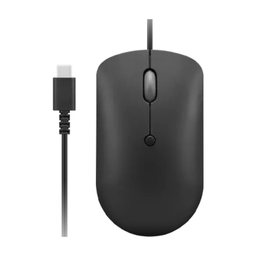 Rato 400 USB-C Compact Wired - Black - Lenovo GY51D20875