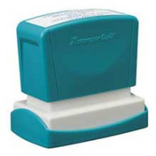 Carimbo 24x49mm Preto Xstamper Quix Q12B 1un - Xstamper XST-Q12B