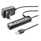 NGS Ihub7 Tiny Hub USB 2.0 - 7 portas USB 2.0 - Adaptador de corrente - Velocidade até 480 Mbps - NGS IHUB7TINY