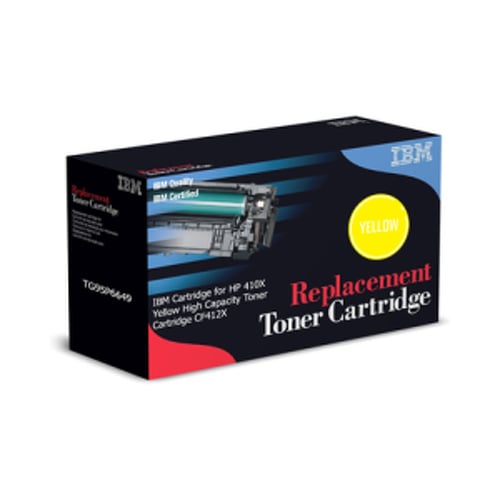 Toner IBM para HP 410A Amarelo CF412A 2300 Pág. - Ibm IBMTG95P6645