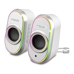Coluna Spirit of Gamer Colunas 2,0 USB Power White - Spirit of Gamer SP-5500WT