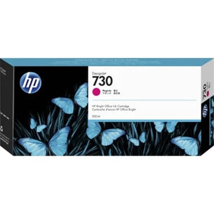 HP Tinteiro DesignJet 730 Magenta (300 ml) - P2V69A